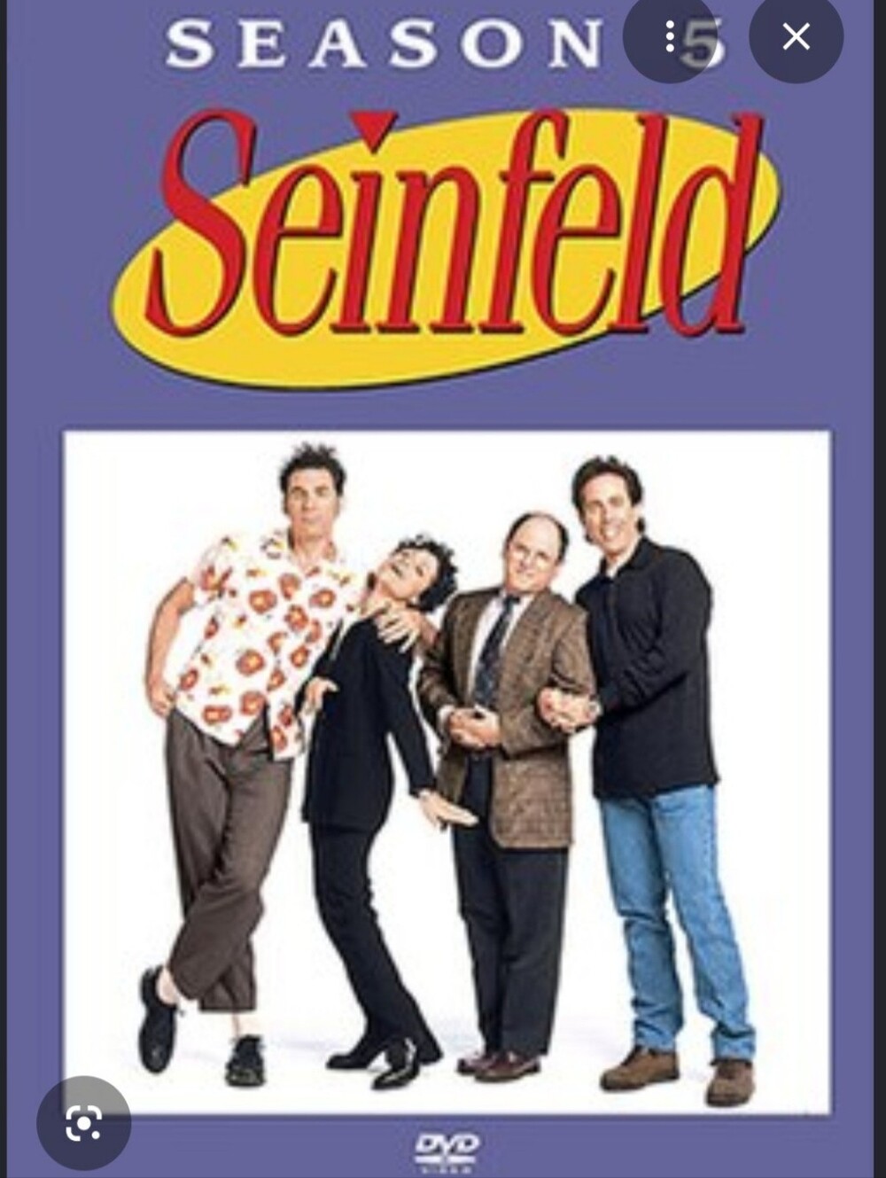 Seinfeld Season 5 DVD - White/Yellow/Red Cover